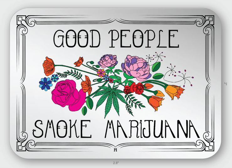 Chrome Good People Sticker